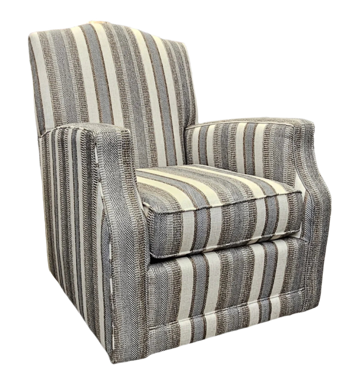 Abode Flannel Swivel Glider