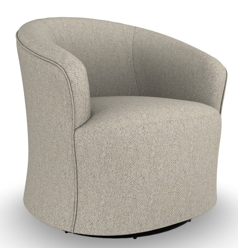 Kahlari Cherie Silver Swivel Glider