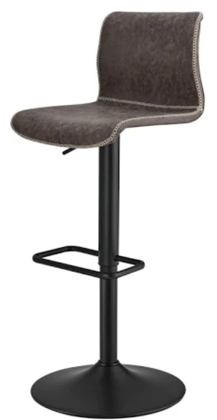 Jayden Vintage Coffee Gas-Lift Stool