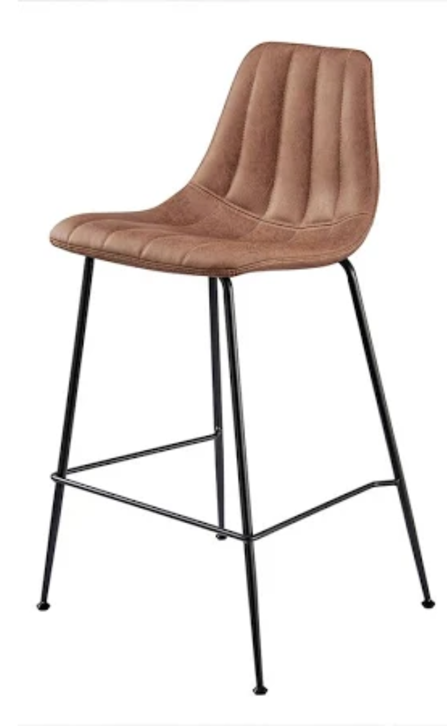 Robert Umber Brown Counter Stool