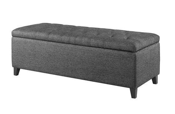Shandra Charcoal Storage Bench