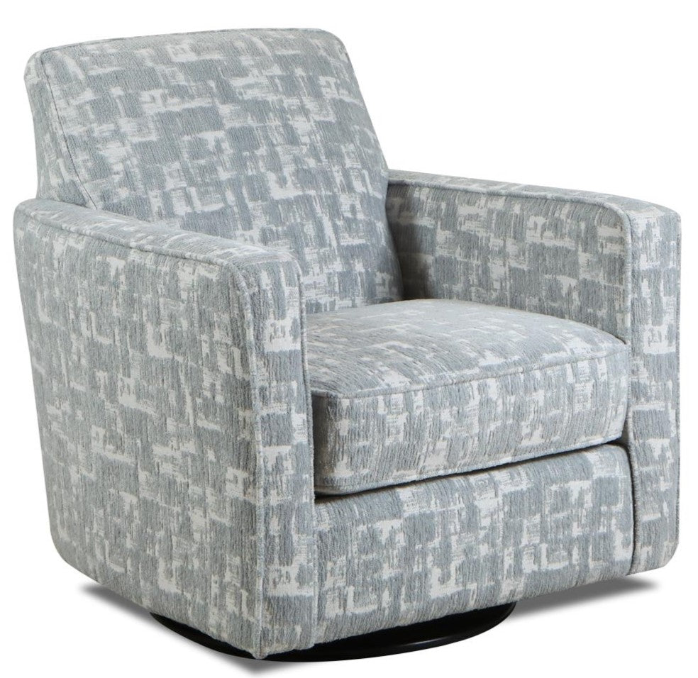 Fillmore Chambray Swivel Glider