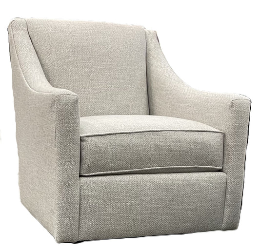 Corinna Lucent Dove Swivel Glider