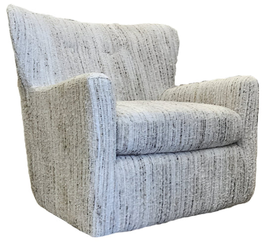 Casimere Donatello Linen Swivel Glider