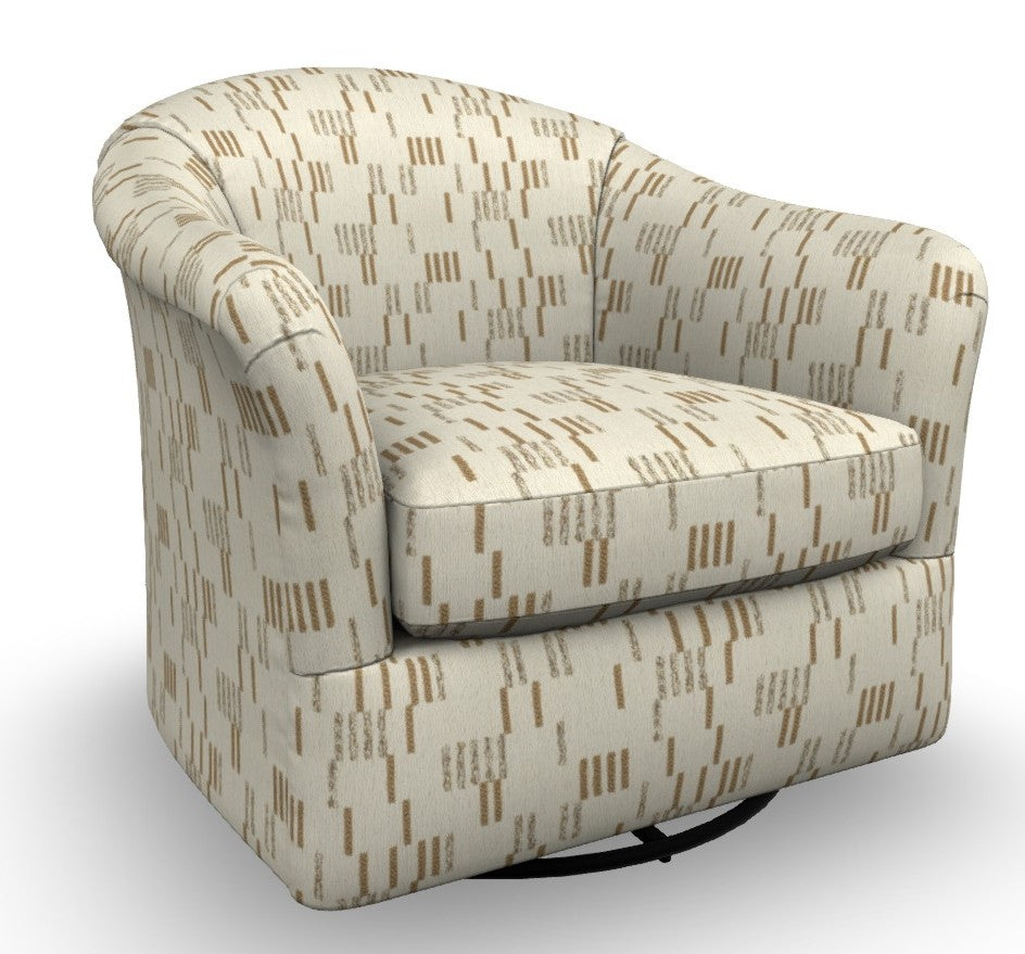 Darby Global Wool Swivel Glider