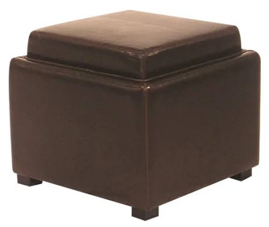 Cameron Mocha Storage Ottoman