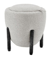 Murphy Horizon Gray Storage Ottoman