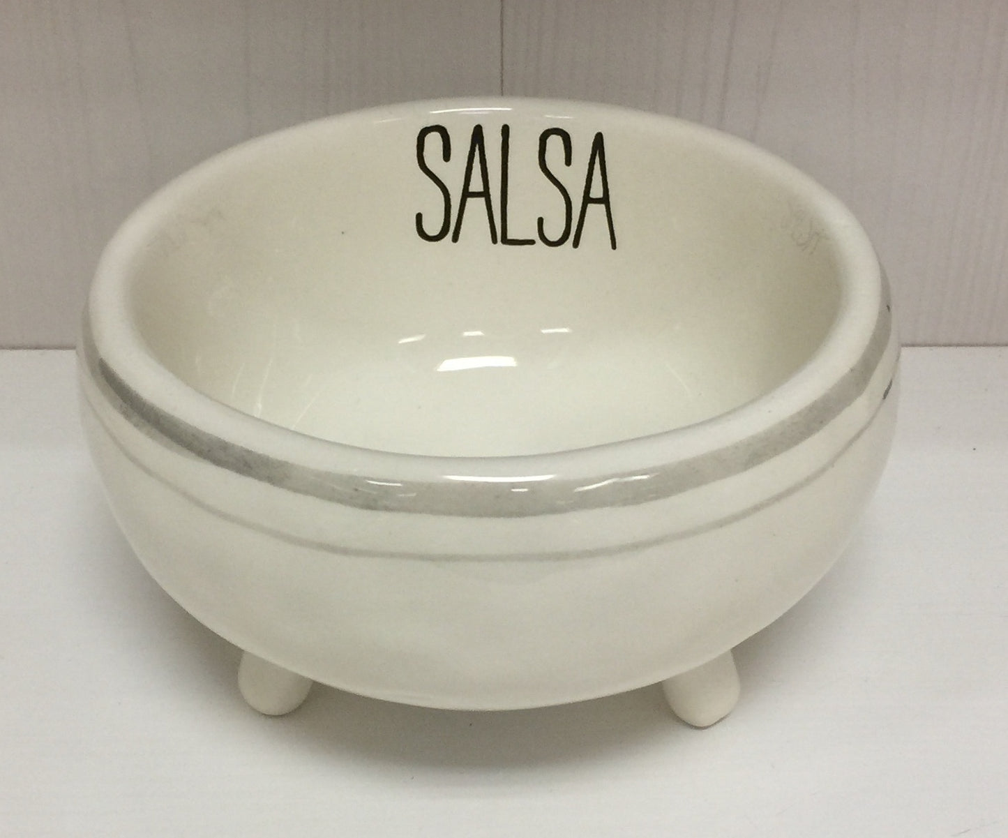 Footed "Salsa" Bowl