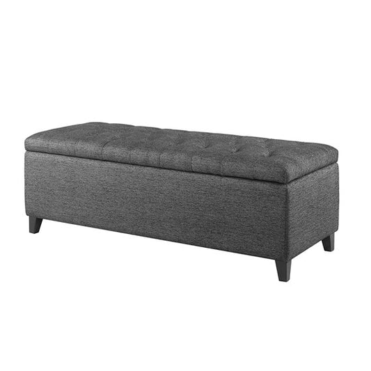 Shandra Charcoal Storage Bench